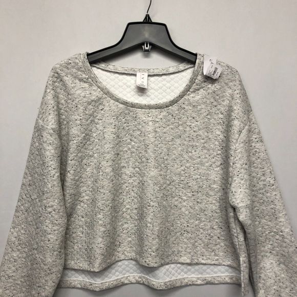 NWT LIVI for Lane Bryant Women Oversized Sweatshirt Size 14 / 16 Cropped M113 -7 - Picture 10 of 14